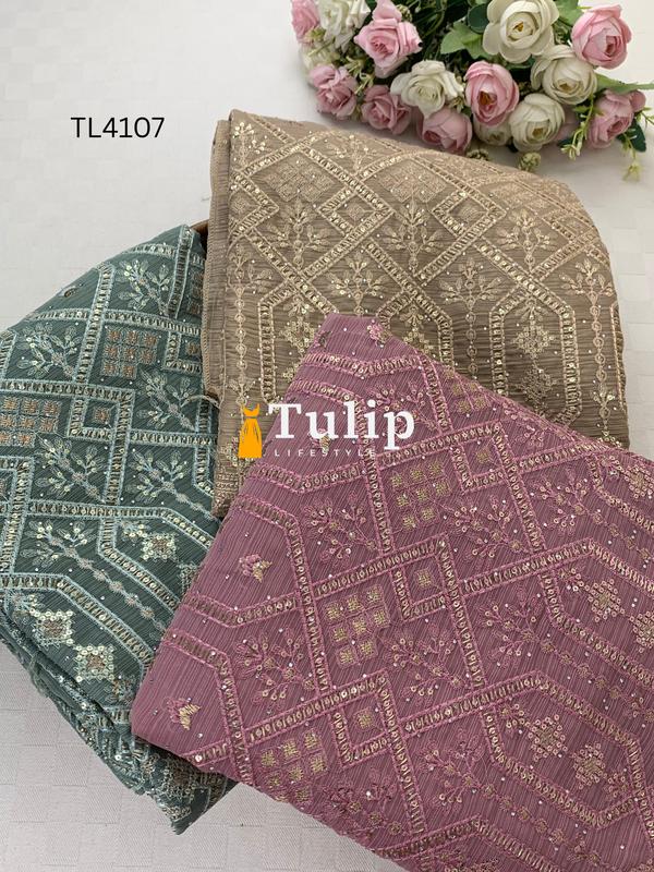 Luxury Georgette Party Dress - TL4107