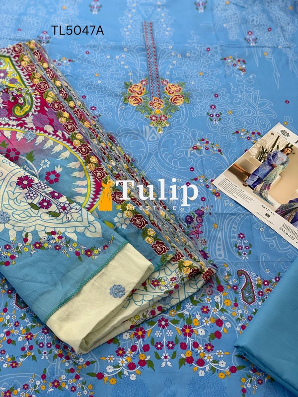 Premium Embroidered Lawn - TL5047A