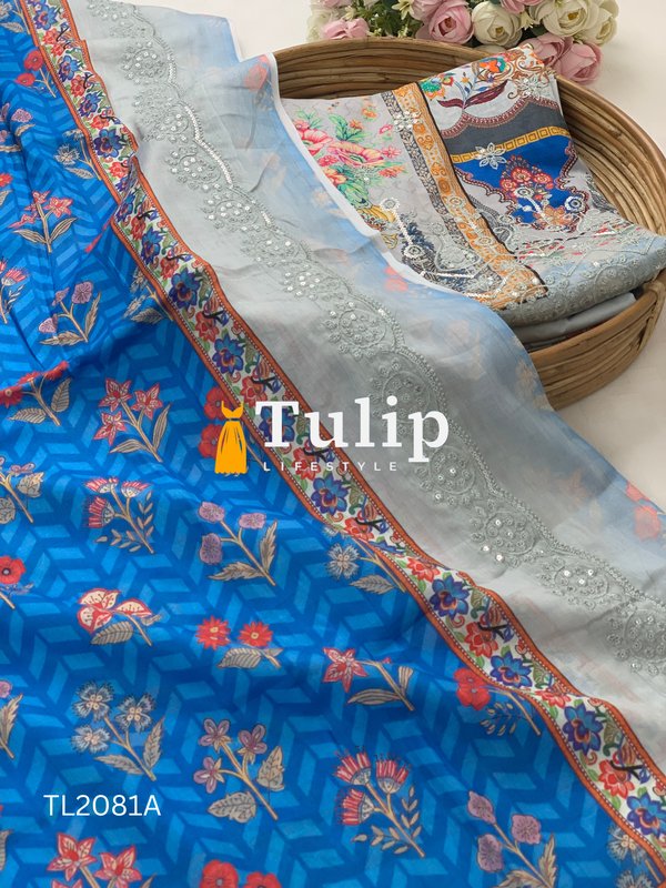 Cotton Embroidered Dress - TL2081A