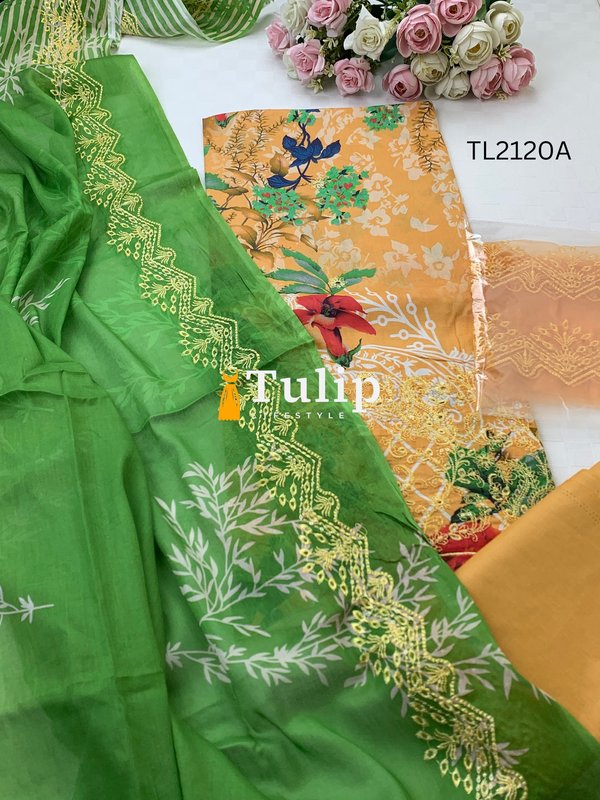 Premium Embroidered Lawn - TL2120A