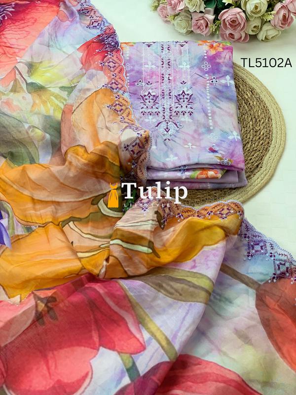 Embroidered Lawn - TL5102A