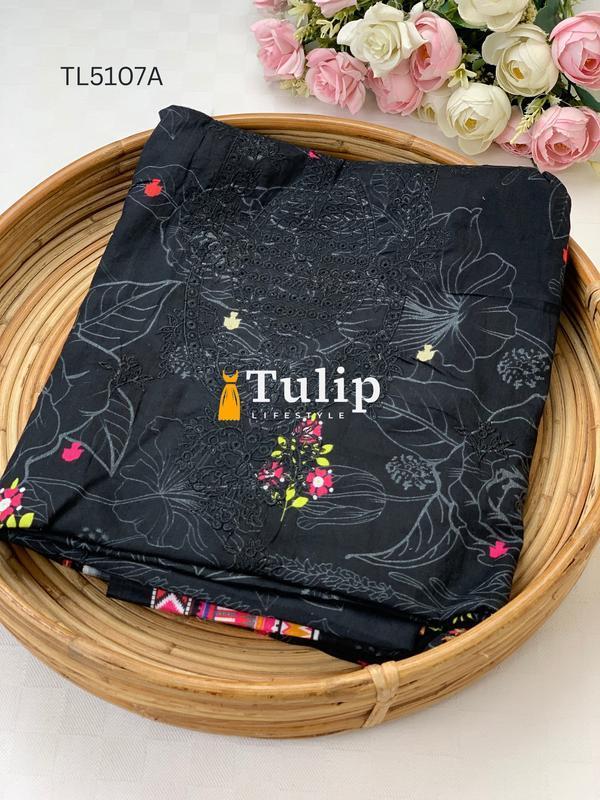 Soft  Embroidered Lawn - TL5107A
