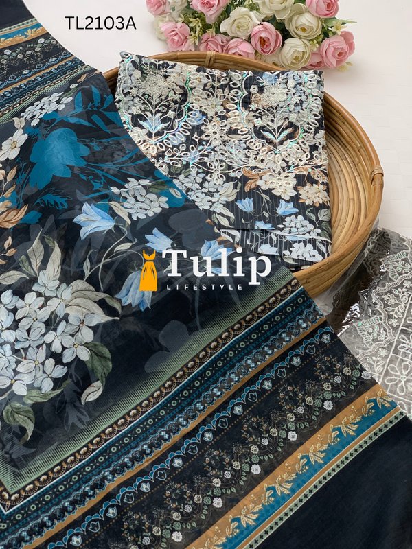 Embroidered Premium Cotton - TL2103A