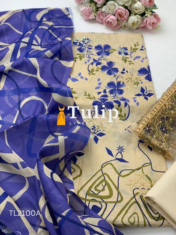 Embroidered Premium Cotton - TL2100A