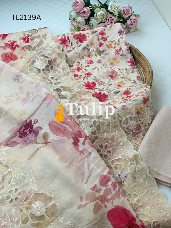 Soft  Embroidered Lawn - TL2139A