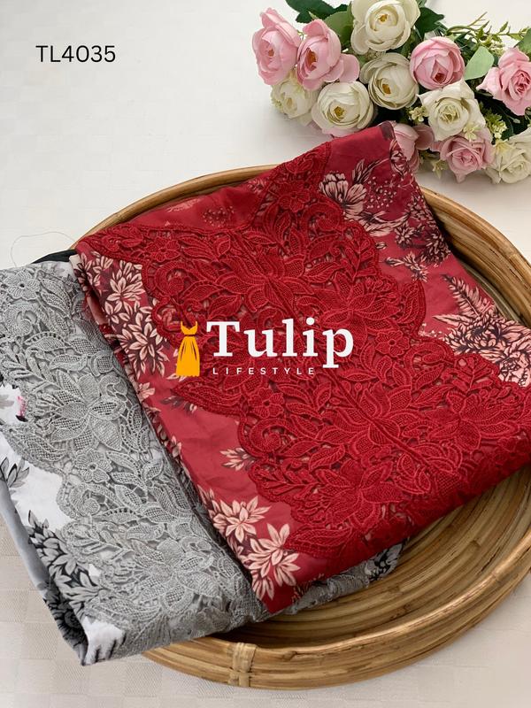 Luxury Lawn Three pieces - TL4035