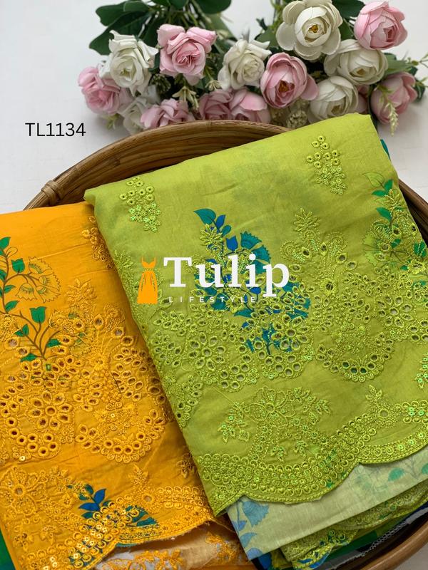 Boring Embroidered Premium Lawn - TL1134A