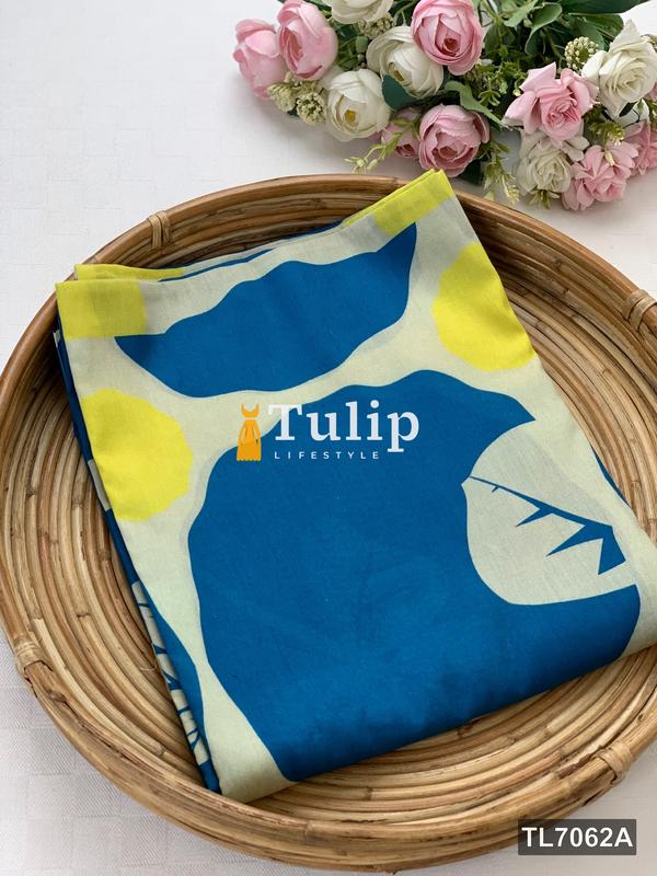 Digital Printed Cotton Lawn With Chiffon Dupatta - TL7062A