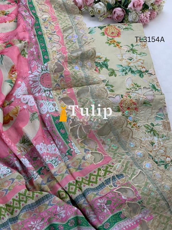 Luxury Lawn Three pieces - TL3154A