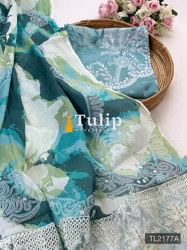 Luxury Lawn Three pieces - TL2177A