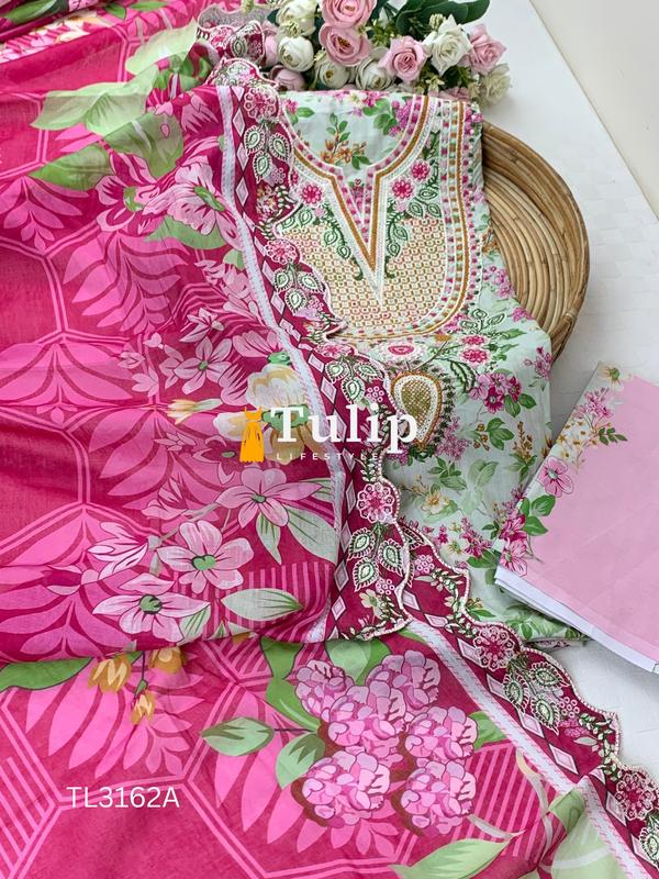 Premium Embroidered Lawn - TL3162A