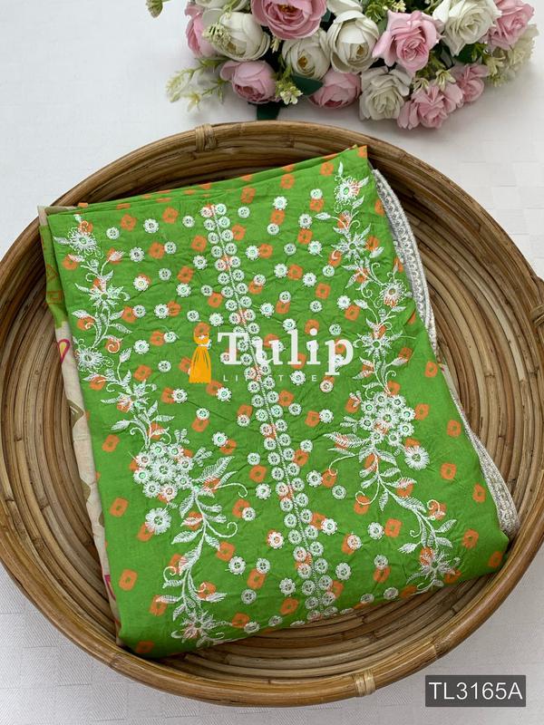 Soft Embroidered Premium Cotton - TL3165A