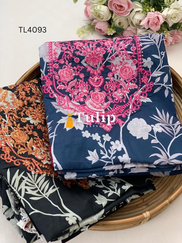 Luxury Cotton Lawn Three pieces - TL4093