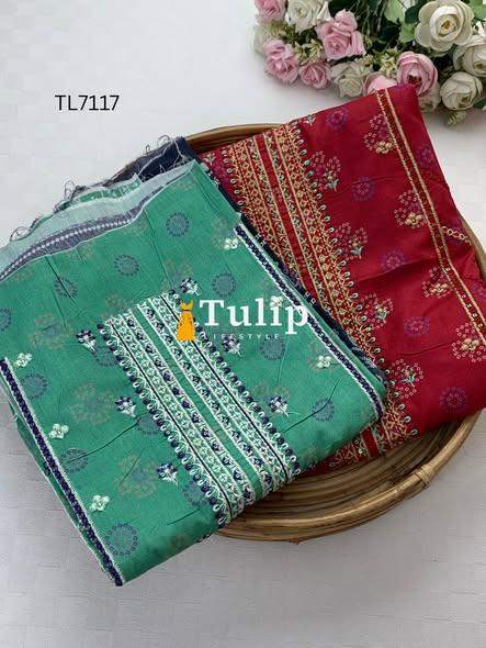 Premium Cotton Lawn Dress - TL7117