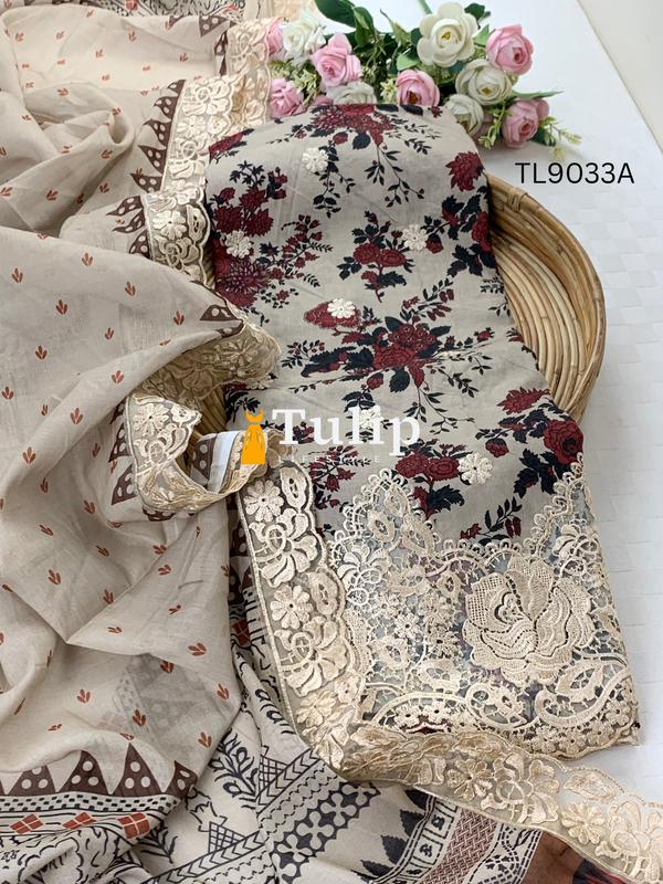 Premium Soft Cotton Lawn - TL9033A