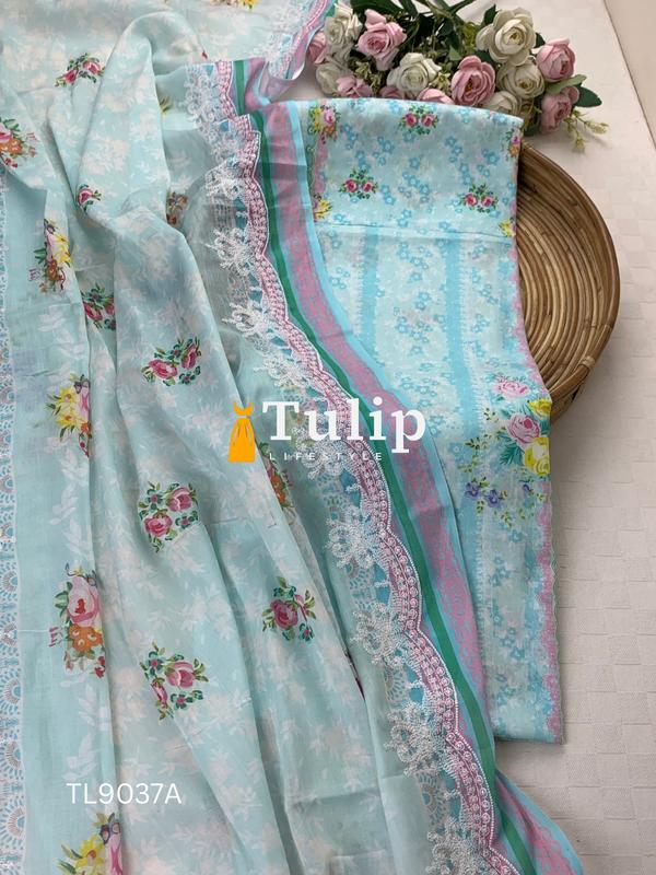 Premium Cotton Lawn Dresses - TL9037A