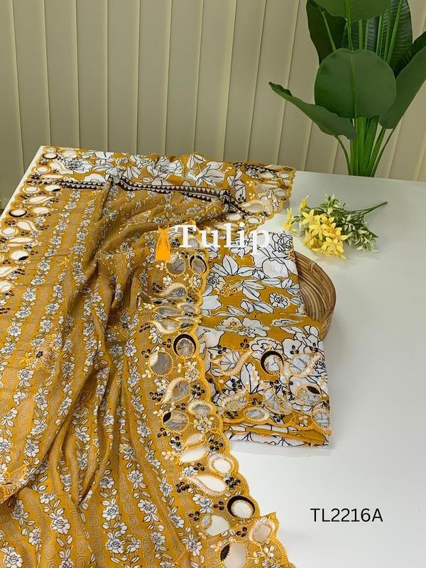 Exclusive Embroidered Cotton Lawn Dresses - TL2216A