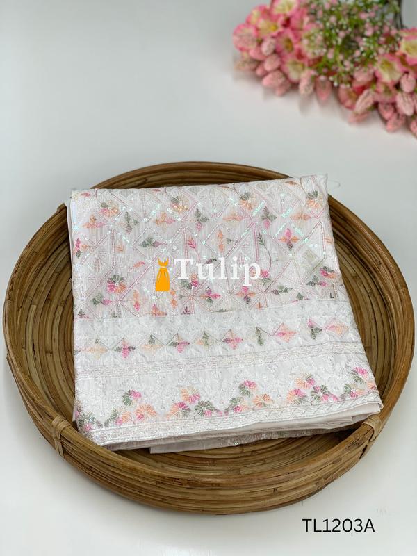 Exclusive Embroidered Cotton Dresses - TL1203A