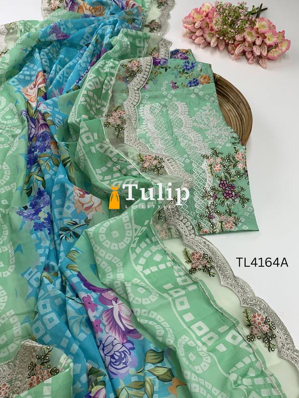 Gorgeous Cotton Lawn Dresses - TL4164A