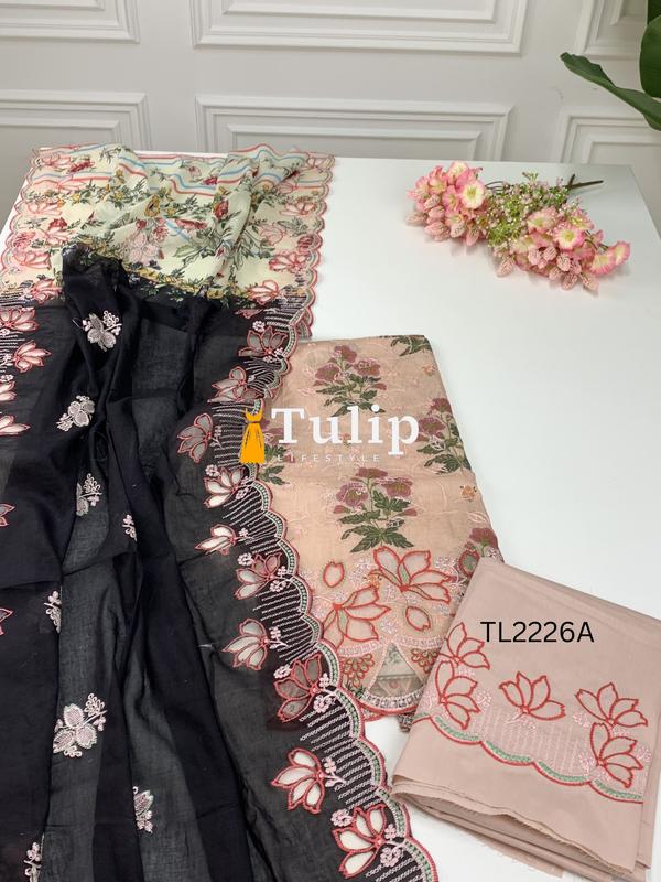 Premium Embroidered Soft Cotton - TL2226A