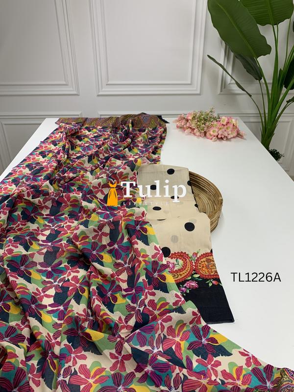 Soft Premium Cotton Lawn Dress - TL1226A