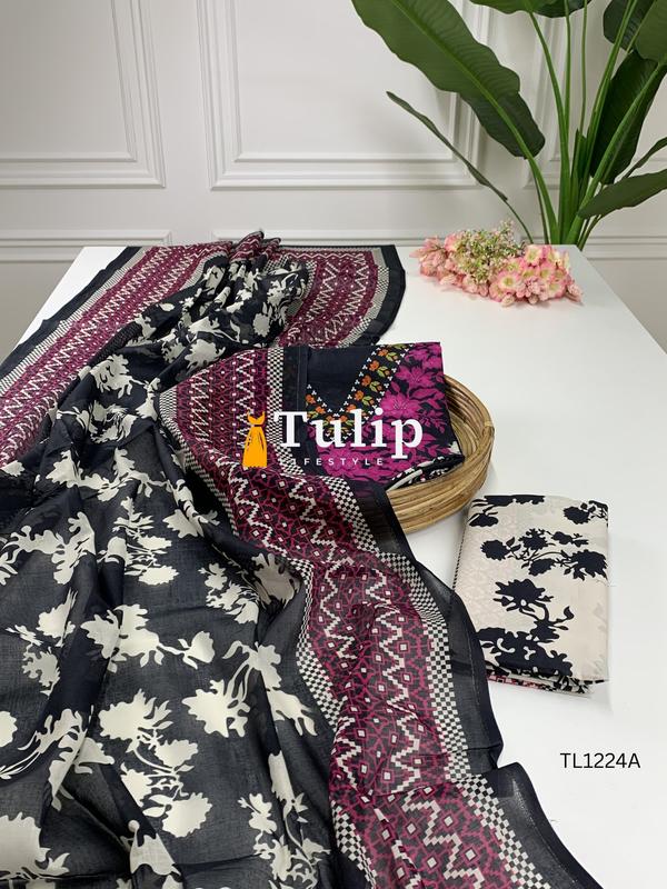 Soft Premium Cotton Lawn - TL1224A