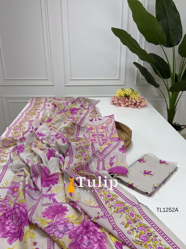 Soft Cotton Lawn Three Pieces - TL1252A