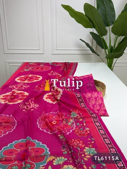 Digital Printed Cotton Lawn Dresses - TL6115A