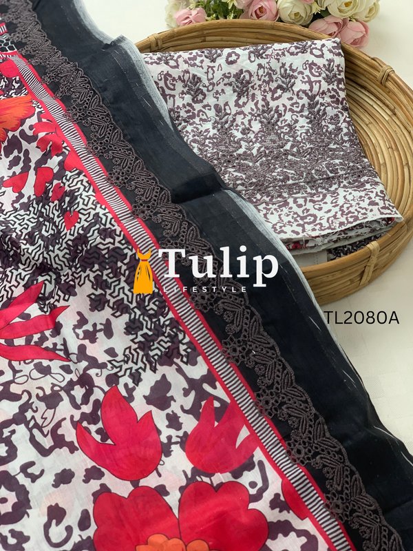 Cotton Embroidered Dress - TL2080A