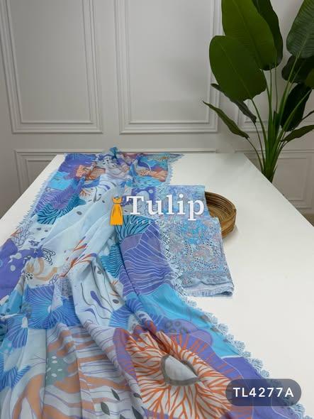 Soft Embroidered Luxury Lawn Dresses - TL4277A