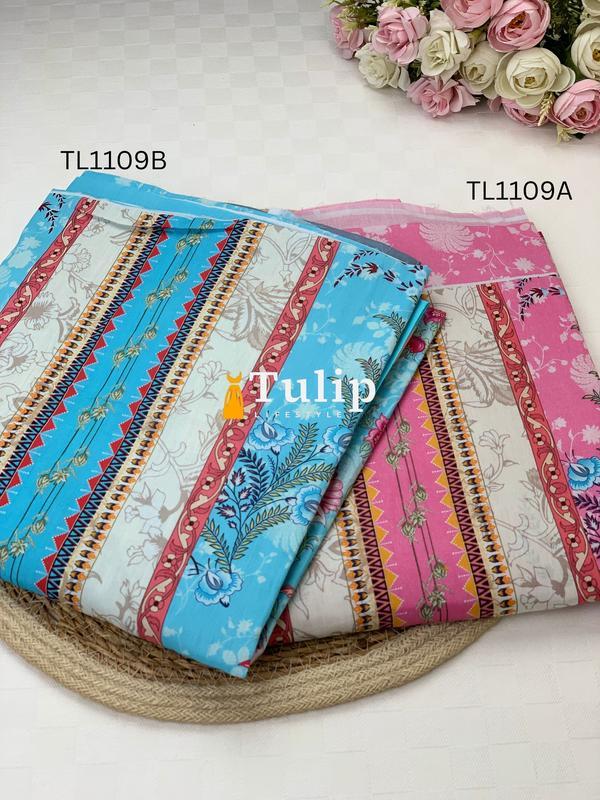 Digital Printed Cotton Lawn - TL1109