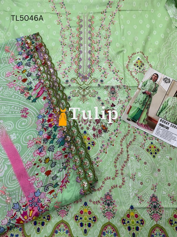 Premium Embroidered Lawn - TL5046A gallery image