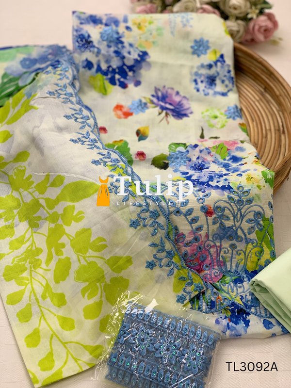 Premium Embroidered Lawn - TL3092A gallery image