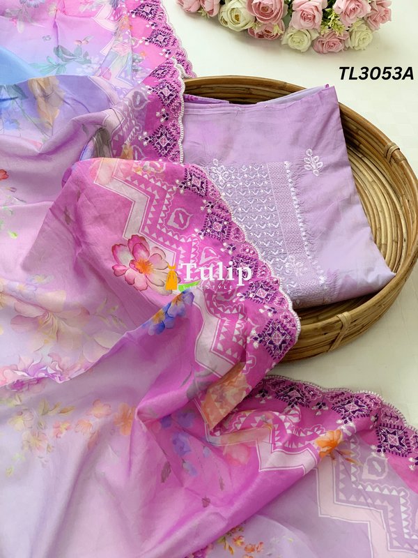 Premium Embroidered Lawn - TL3053A gallery image