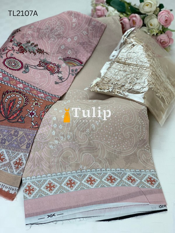 Embroidered Premium Cotton Dress - TL2107A gallery image