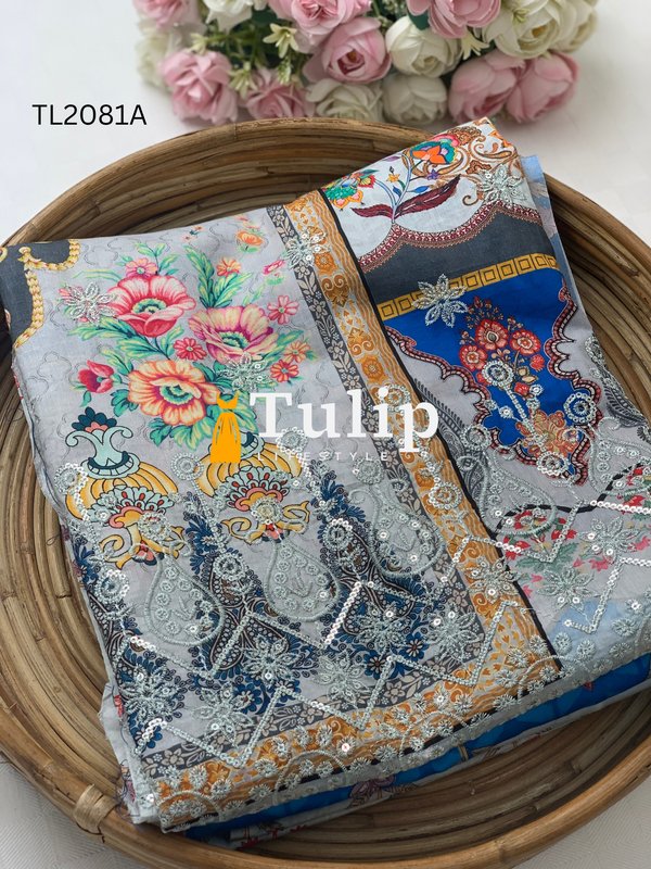 Cotton Embroidered Dress - TL2081A gallery image