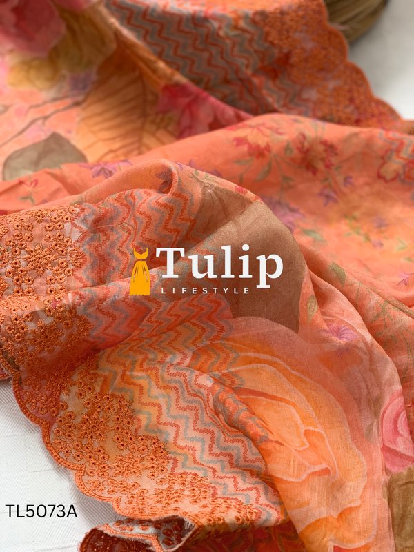 Soft Embroidered Lawn - TL5073A gallery image
