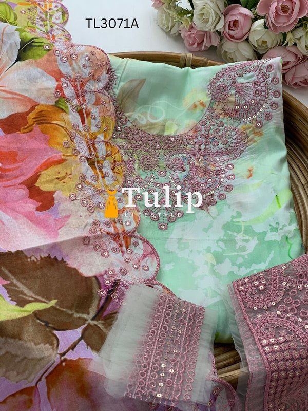 Premium Embroidered Lawn - TL3071A gallery image