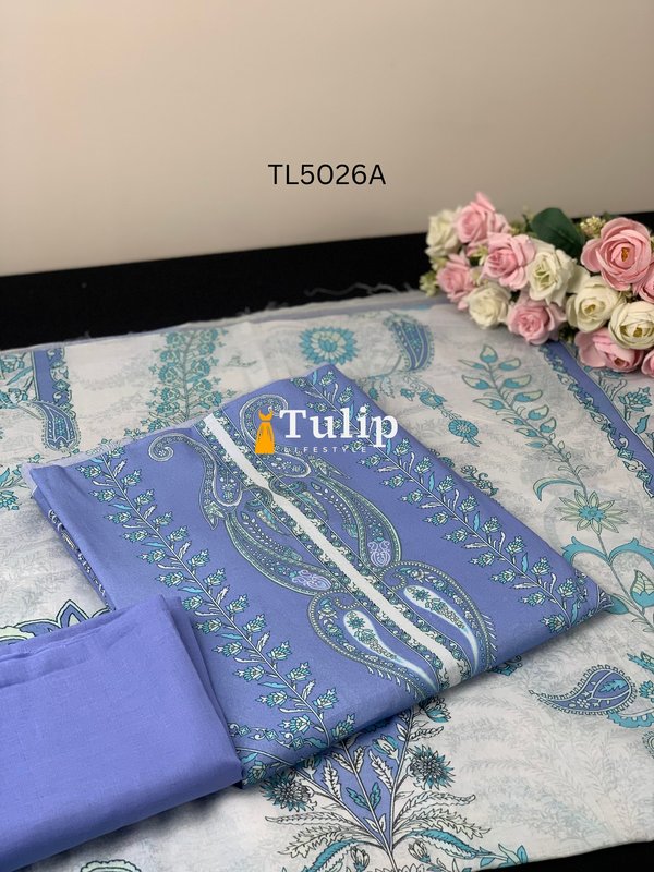 Digital Printed Cotton Lawn - TL5026A gallery image