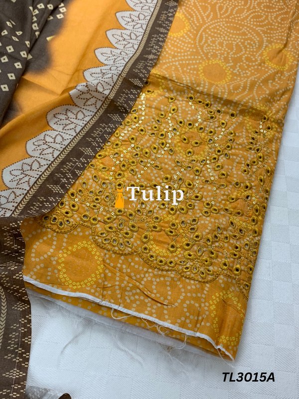 Boring Embroidery Premium Lawn - TL3015A gallery image