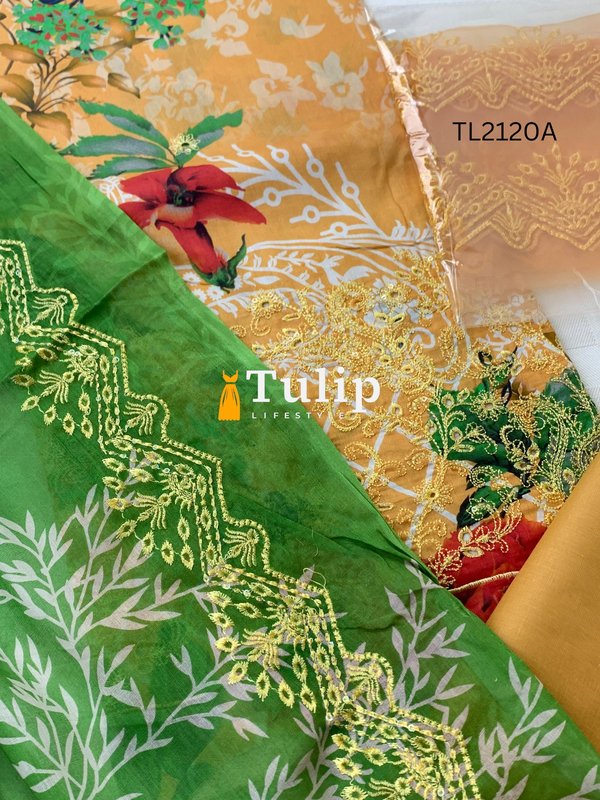 Premium Embroidered Lawn - TL2120A gallery image