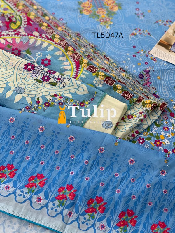 Premium Embroidered Lawn - TL5047A gallery image