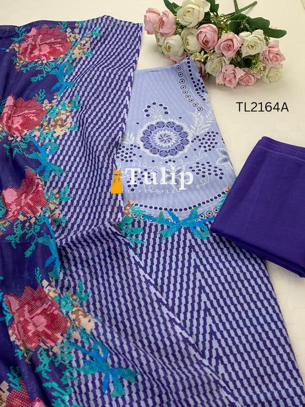 Gorgeous Embroidered Soft Cotton Lawn - TL2164A gallery image