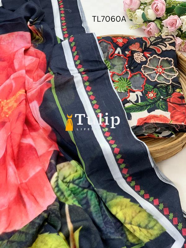 Soft Cotton Lawn Three Pieces - TL7060A gallery image