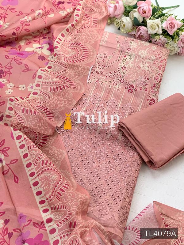 Premium Embroidered Cotton Lawn - TL4079A gallery image