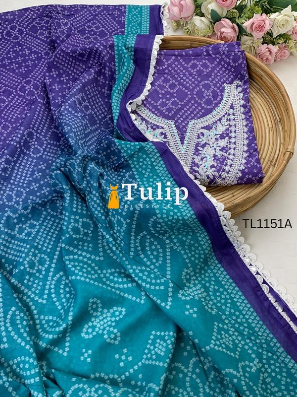 Premium Embroidered Cotton Lawn - TL1151A gallery image