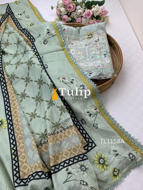 Soft Premium Cotton Lawn - TL1158A gallery image