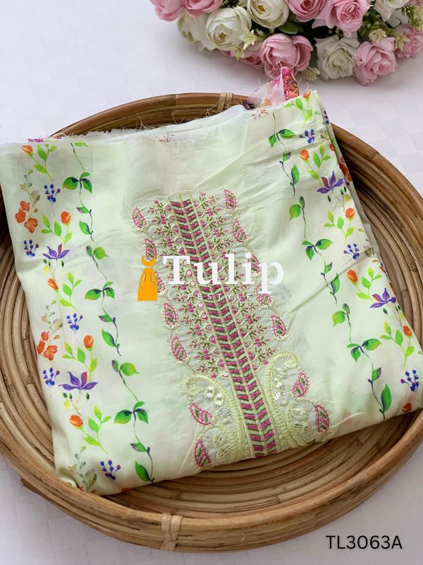 Premium Embroidered Lawn - TL3063A gallery image