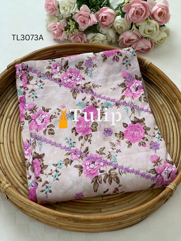 Premium Embroidered Lawn - TL3073A gallery image