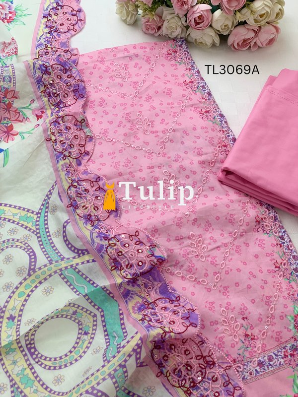 Premium Embroidered Lawn - TL3069A gallery image